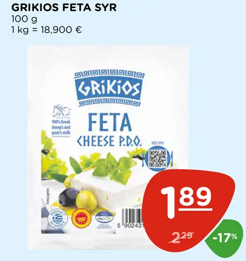Grikios Feta syr