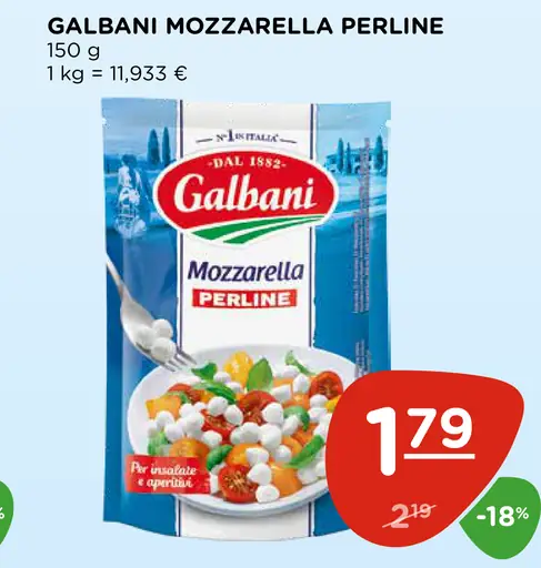 Galbani mozzarella Perline
