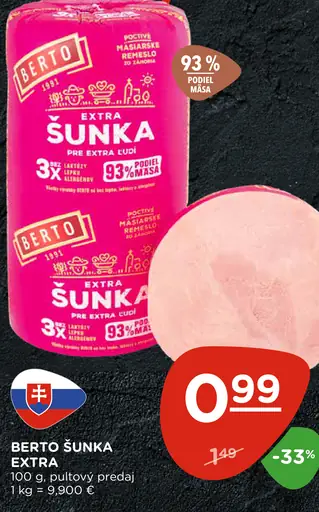 Berto šunka extra