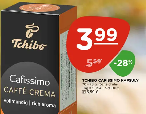 TCHIBO Cafissimo Kapsuly