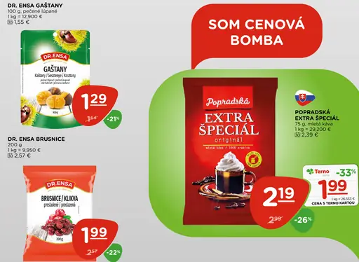 Popradská Extra špeciál originál mletá káva