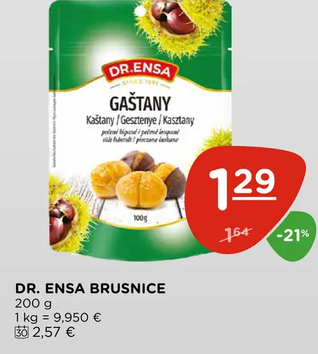 Dr. Ensa brusnice/klikva presladené sušené