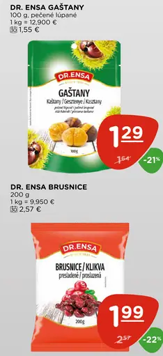 Dr. Ensa gaštany pečené lúpané