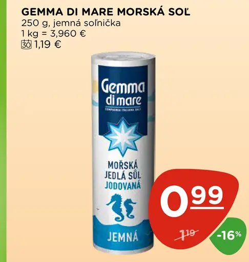 Gemma di Mare morská soľ