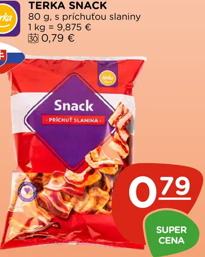 Terka Snack s príchuťou slaniny