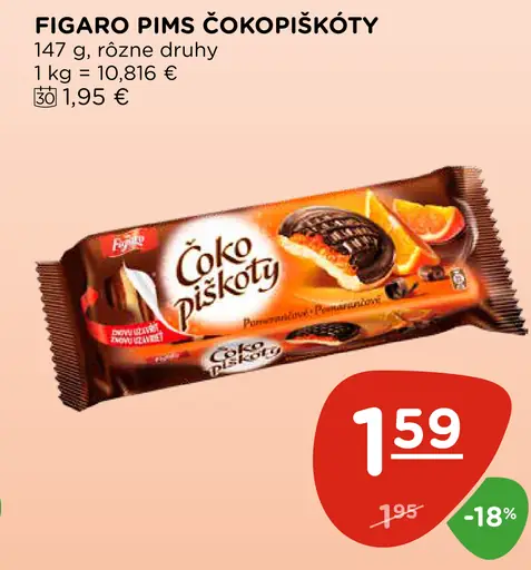 Figaro Pims čokopiškóty