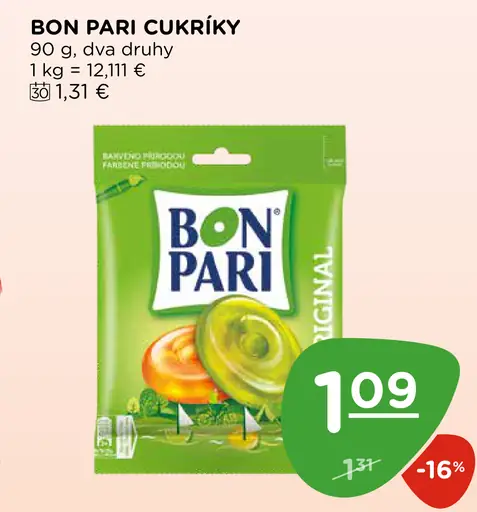 Bon Pari originál cukríky