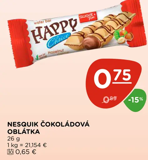 Nesquik čokoládová oblátka
