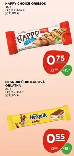 Happy Choice oriešok oblátka