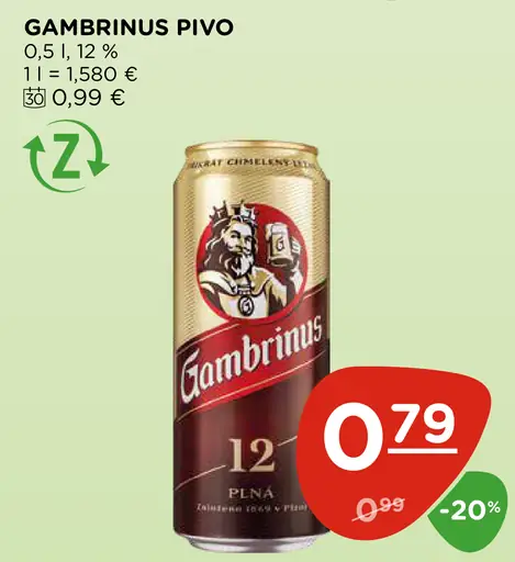 Gambrinus pivo