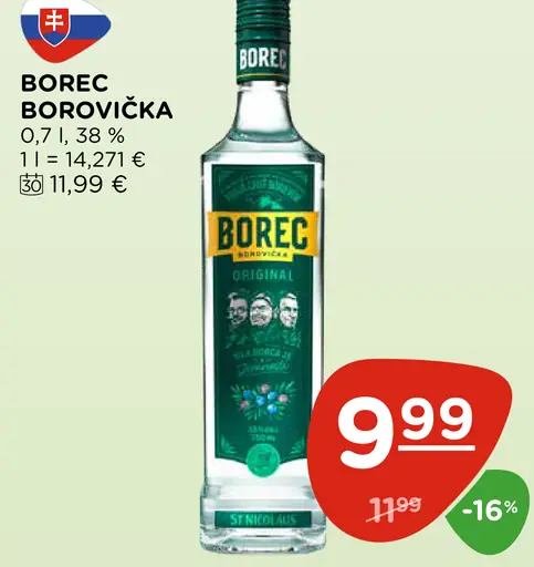 Borec borovička