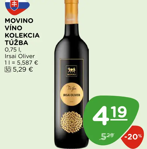 Movino Vino Kolekcia Túžba