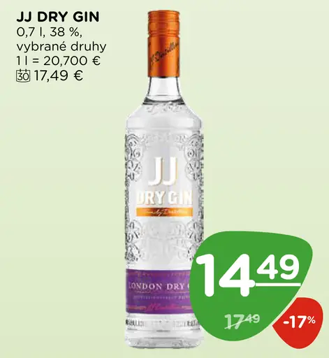 JJ Dry Gin