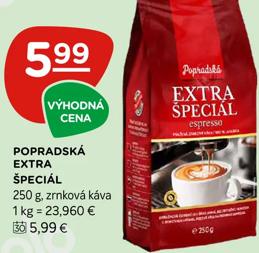 Popradská káva Extra Špeciál