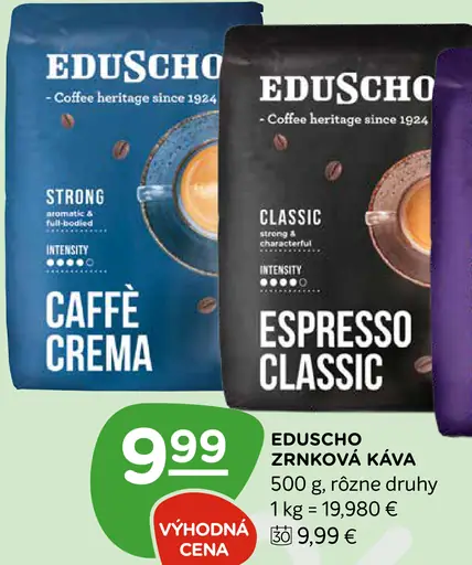 Eduscho Caffè Crema zrnková káva