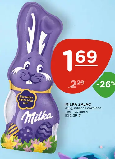 Milka Mliečna čokoláda