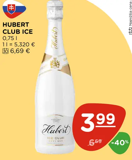 Hubert Ice Club šumivé víno