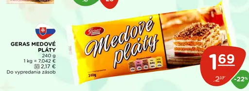 Geras Medové pláty