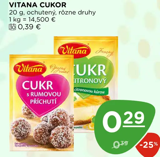 Vitana cukor ochutený