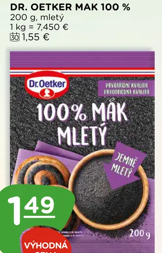 Dr. Oetker 100% mak mletý