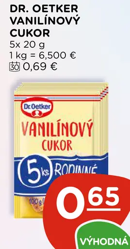 Dr. Oetker Vanilínový cukor