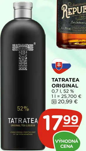 Tatratea Original čajový likér 52%