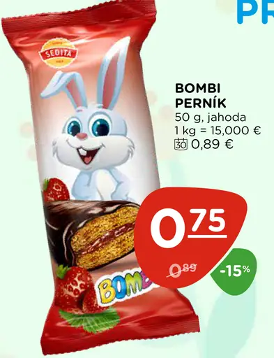 Bombi perník jahoda