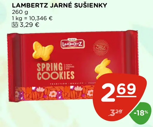 Lambertz jarné sušienky Spring Cookies