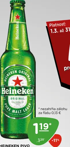 Heineken plechovka