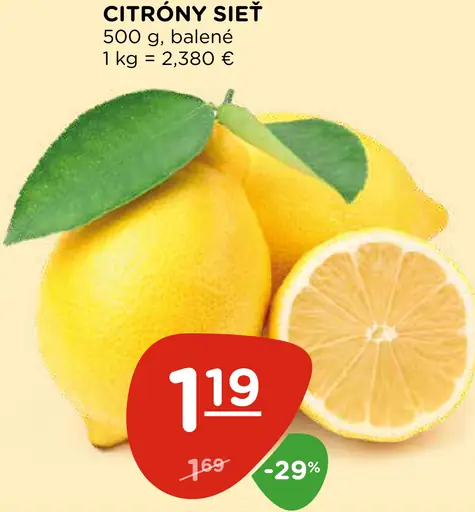 Citróny sieť