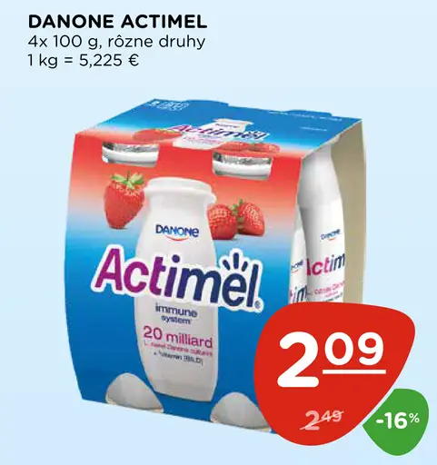 Danone Actimel probiotický mliečny nápoj