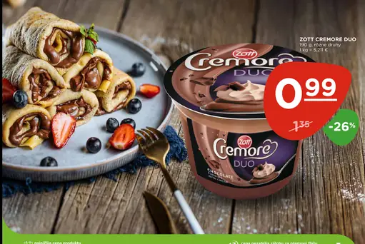 Zott Cremore Duo dezert