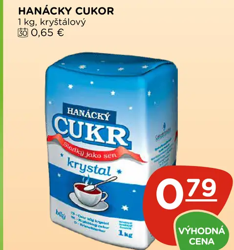 Hanácky cukor kryštálový