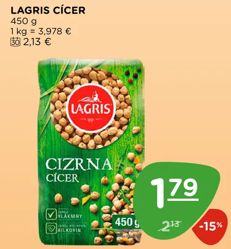 Lagris cícer sušený