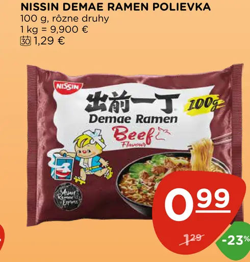 Nissin Demae Ramen polievka instantná