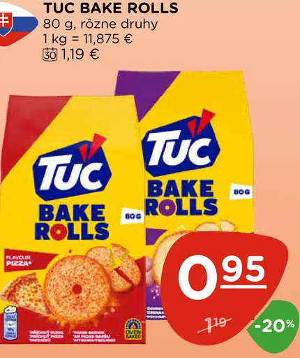 Tuc Bake Rolls
