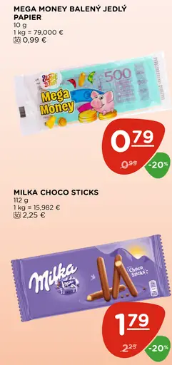 Mega Money Balený jedlý papier