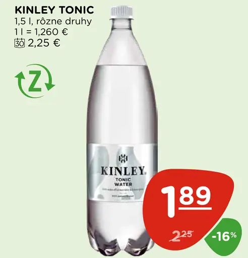 Kinley Tonic Water