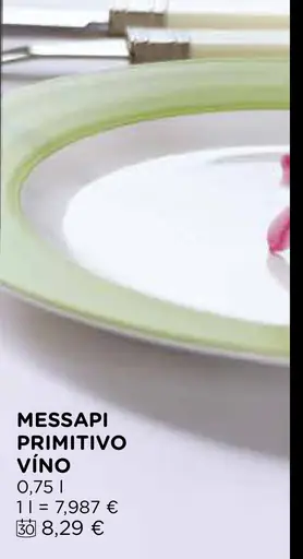 Messapi Primitivo víno