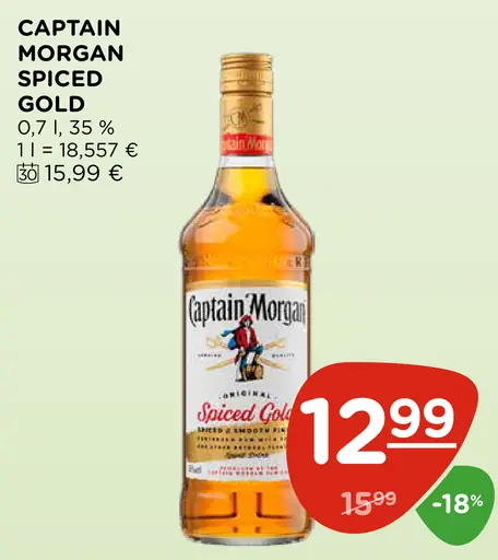 Captain Morgan Spiced Gold rum
