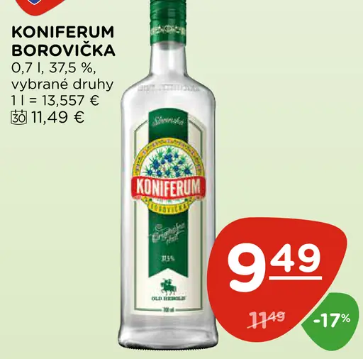 Koniferum borovička