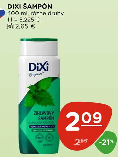 Dixi Žihľavový šampón