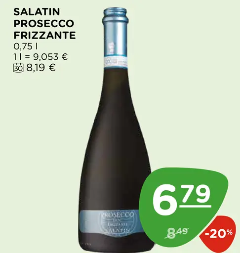 Salatin Prosecco Frizzante víno
