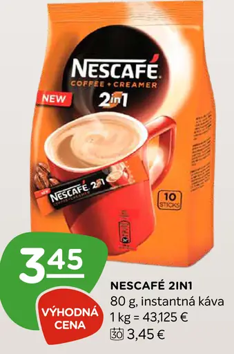 Nescafé 2in1 instantná káva