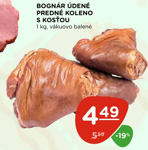Bognár údené predné koleno s kosťou