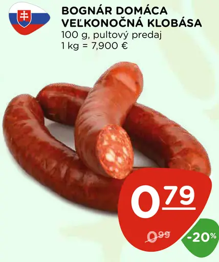 Bognár klobása domáca veľkonočná