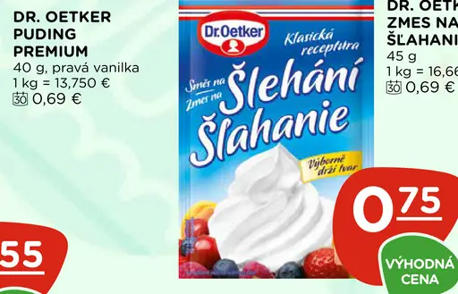Dr. Oetker Zmes na šľahanie