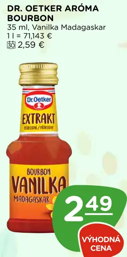 Dr. Oetker Aróma bourbon vanilka Madagaskar