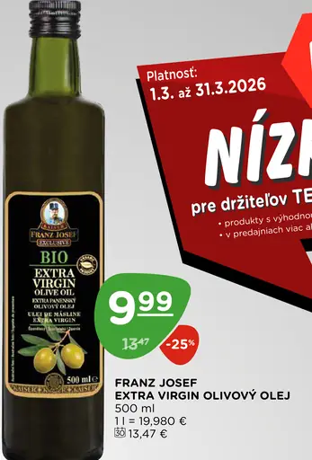 Franz Josef Extra Virgin olive oil