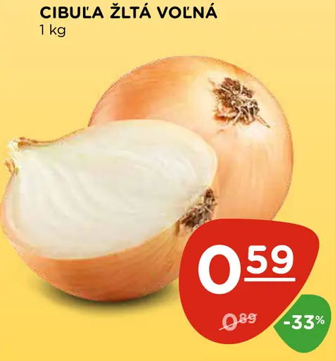 Cibuľa žltá voľná